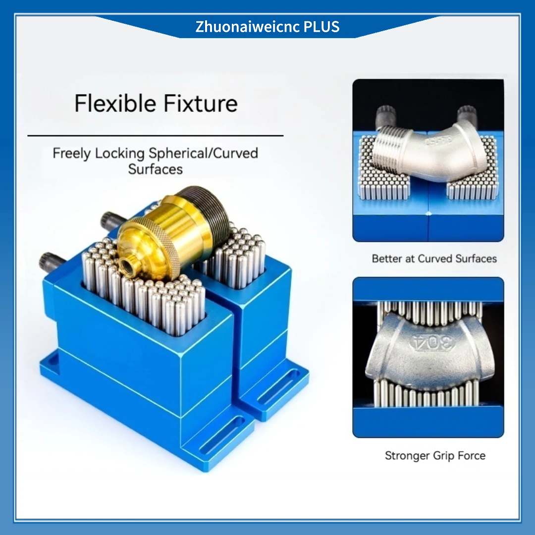 CNC Special-shaped Locator Flexible Fixture Universal Clamp CNC Assembly Flexible Claw Stainless Steel Flexible Clamp