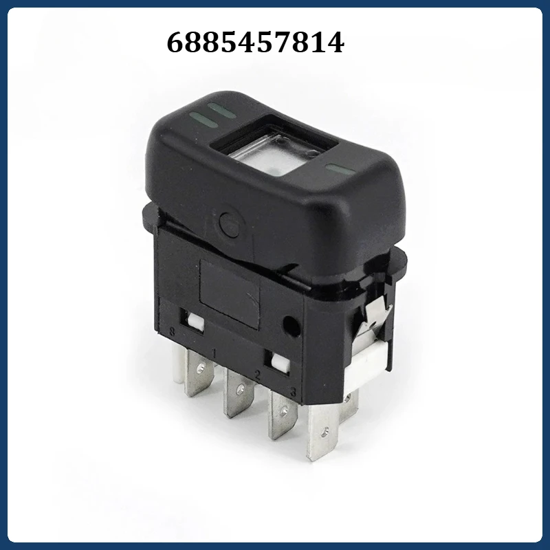 6885457814 Para Mercedes Benz 1214A2318 709 713 913 914 12 VOL Interruptor de Control de Ventanillas Botón Regulador Piezas de Coche 8 Pines