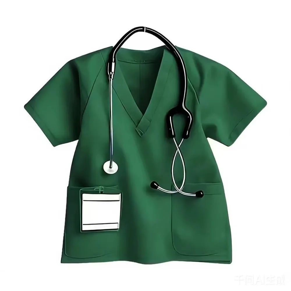 New Acrylic Nurse Uniform Keychain Worker Keychain Car Keychain 2D Flat Tag Pendant with Stethoscope Gift for Nurses Doctors