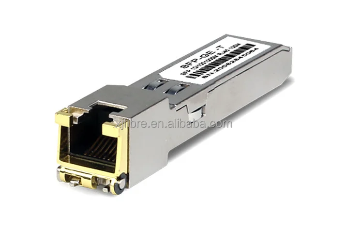 1000BASE-T Gigabit Ethernet SFP-GE-T 100m Copper RJ-45 Transceiver Module PoE 4G 3G GSM GPRS Compatible for WiFi IP SDK TCP