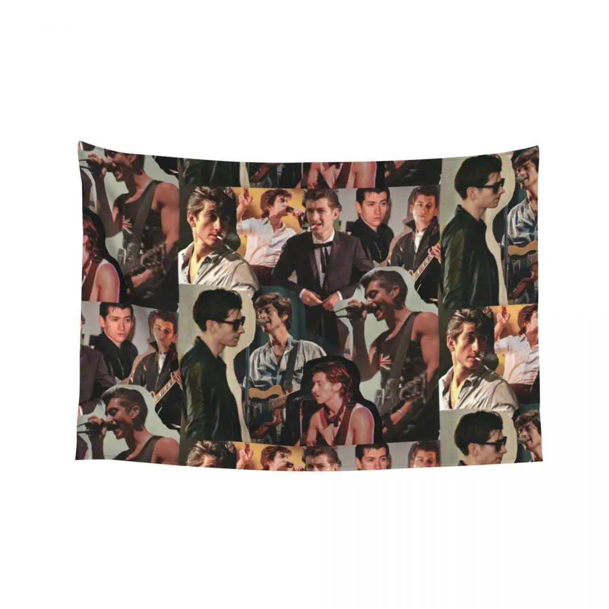 

Alex Turner Arctic Monkeys Collage Tapestry Things To The Room For Bedroom Room Decoration Aesthetic Room Decorator Tapestry