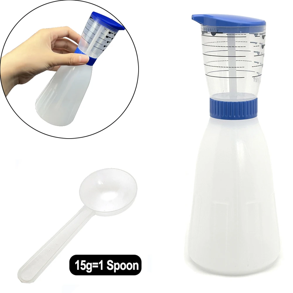 Dental Oral Impression Material Stirring Kettle Spoon Dental Alginate Impression Materials Stirring Mixing Bottle Dentistry Tool