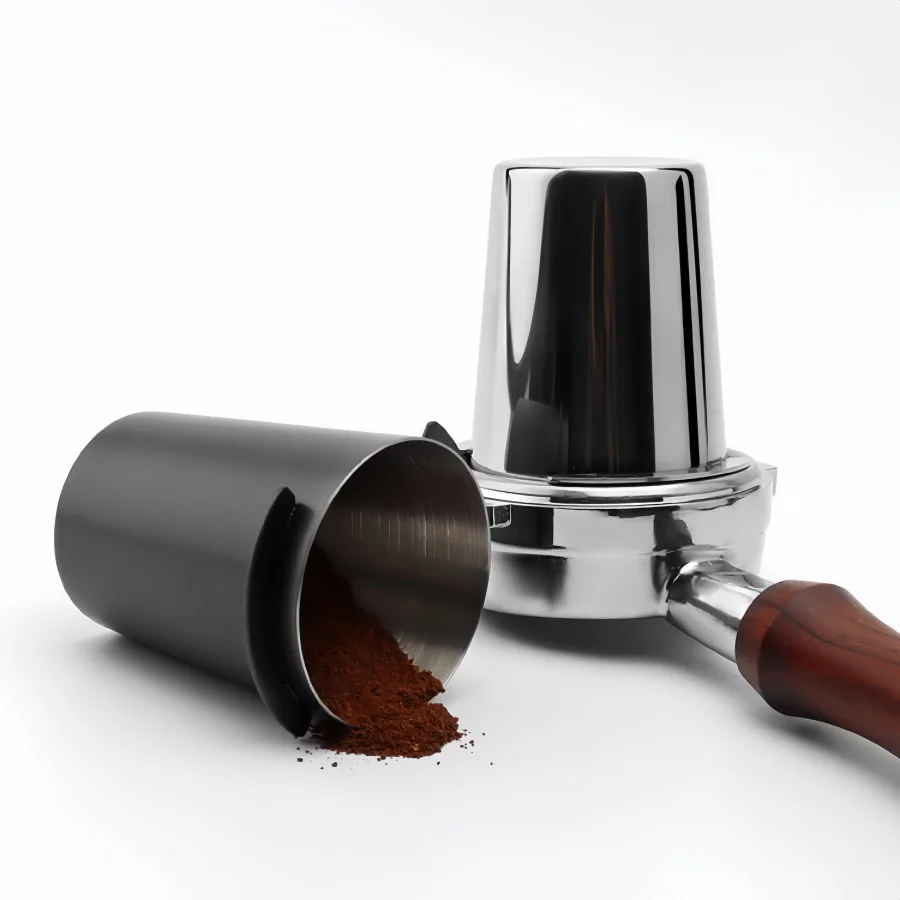 304 Stainless Steel Coffee Powder Cup Dosing Cup Scent Cup Coffee Machine Handle Powder Collector Espresso Machine Accessories