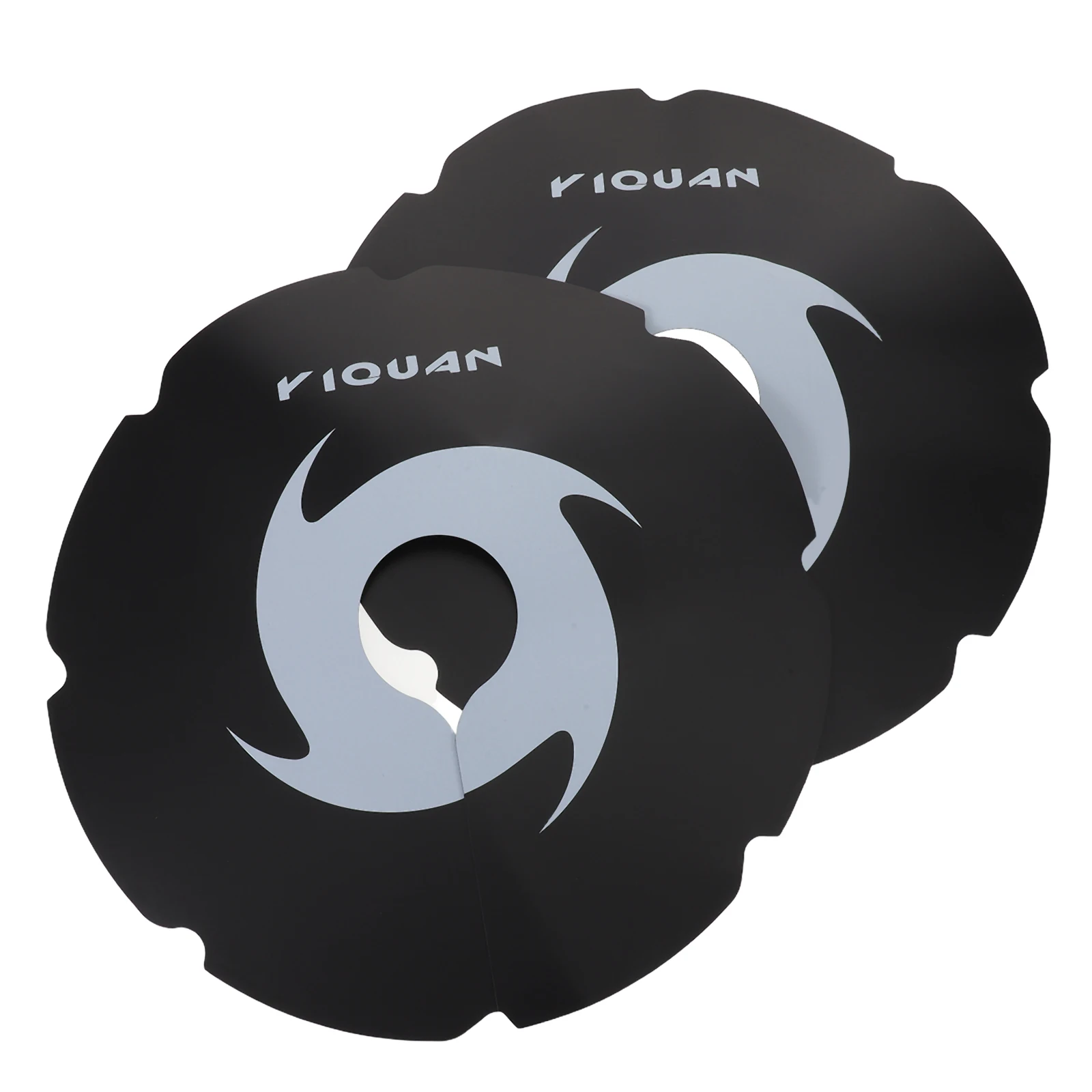 

2 Pcs Bicycle Baffle Bike Disc Brake Dust Cover Protector Hub Black Accessories