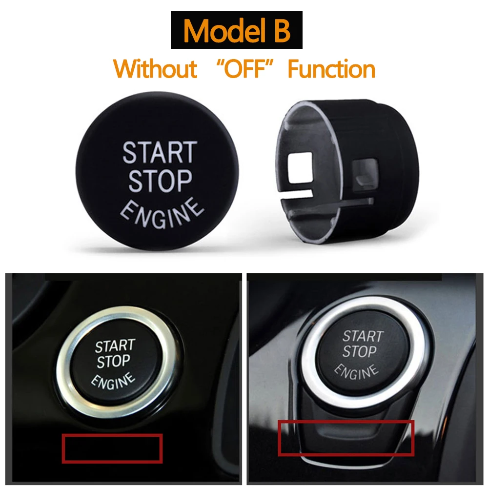 Engine Ignition Start Stop Switch Cover OFF Button For BMW F G Series 1 2 3 4 5 6 7 X3 X5 F20 F22 F30 F32 F01 F02 F10 F12 F25