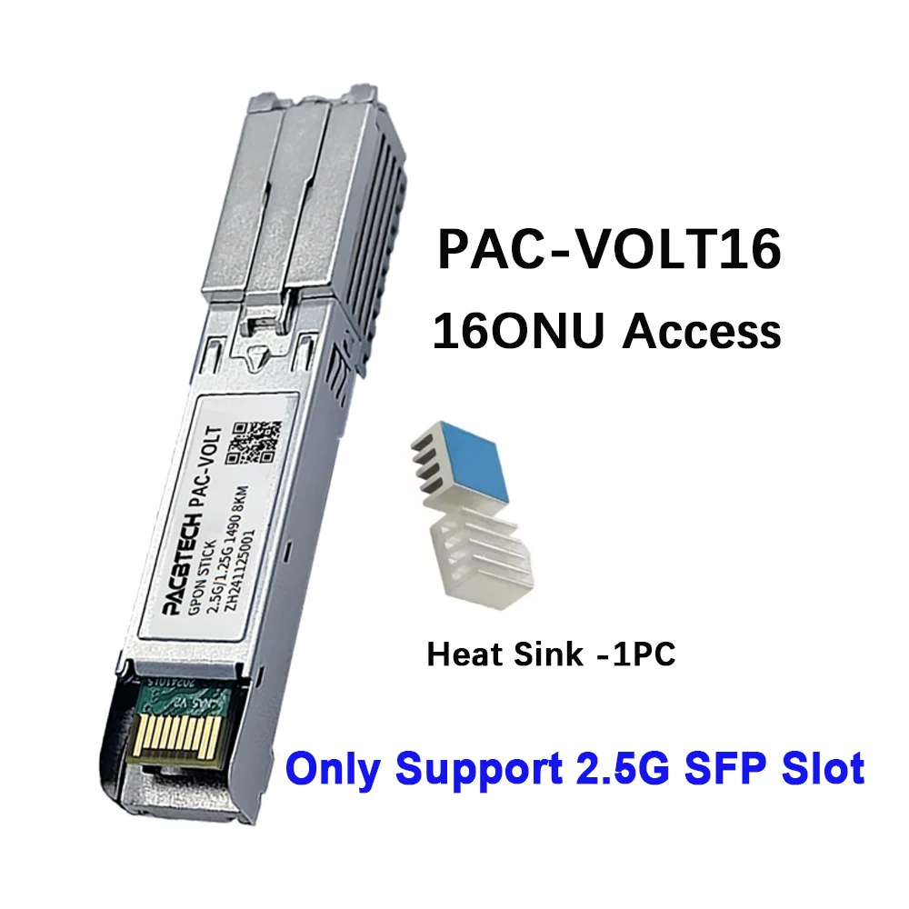 Mini OLT Micro Gpon Olt Stick منفذ واحد 2 في 1 منفذ Ftth Fttx 4G 5G Sc Upc Sfp Rj45 ألياف صغيرة مدمجة معدنية OLT