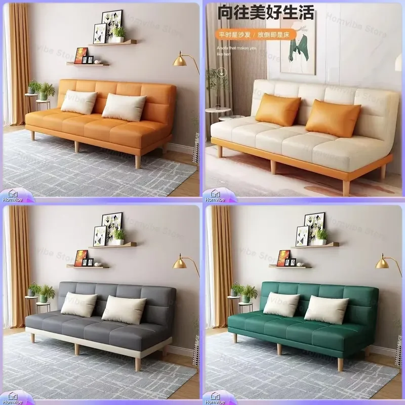 for Rental Room Living Room Small Apartment Folding Sofa Bed Integrated Couch for Studio and Compact Spaces Space Saving