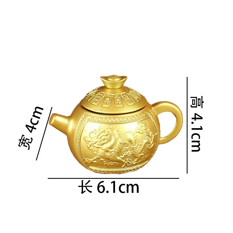 New Dragon And Phoenix Auspicious Fortune Spinner Metal Craft Ornament For Stress Relief On Desktop, Wholesale