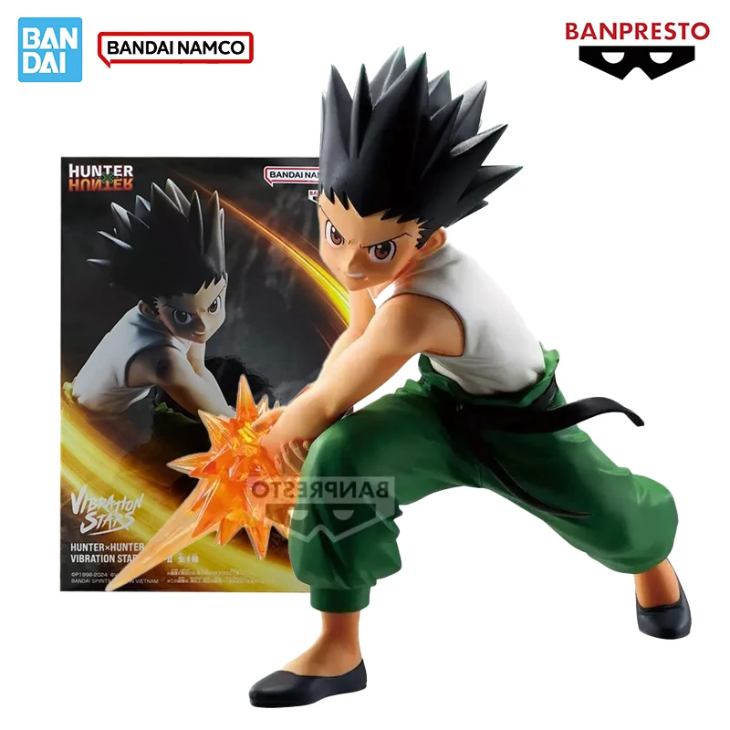 

Bandai Genuine HUNTER×HUNTER Banpresto VIBRATION STARS GON FREECSS Anime Figure Model Collectible Toy Gifts Desktop Toys