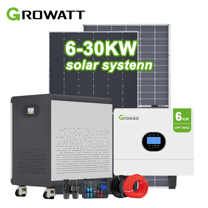 

Off-Grid House Solar Power System Complete Kit with Battery Storage 6KW 12KW 18KW 36KW Solar Energy System for Independent Power