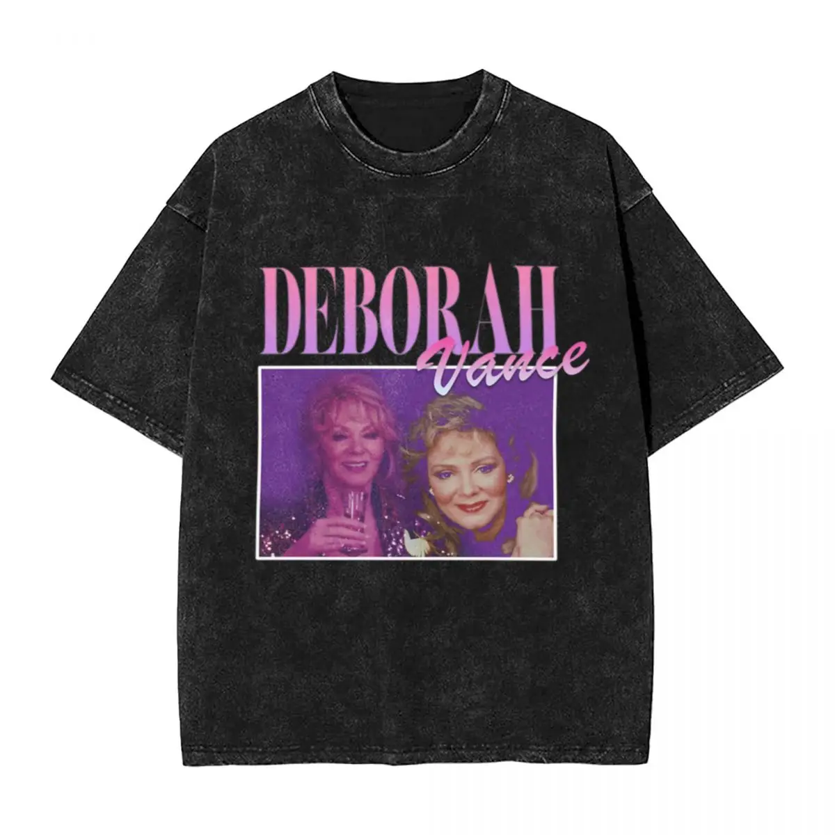 Deborah Vance Винтаж 90-х годов Ретро Модные винтажные футболки большого размера