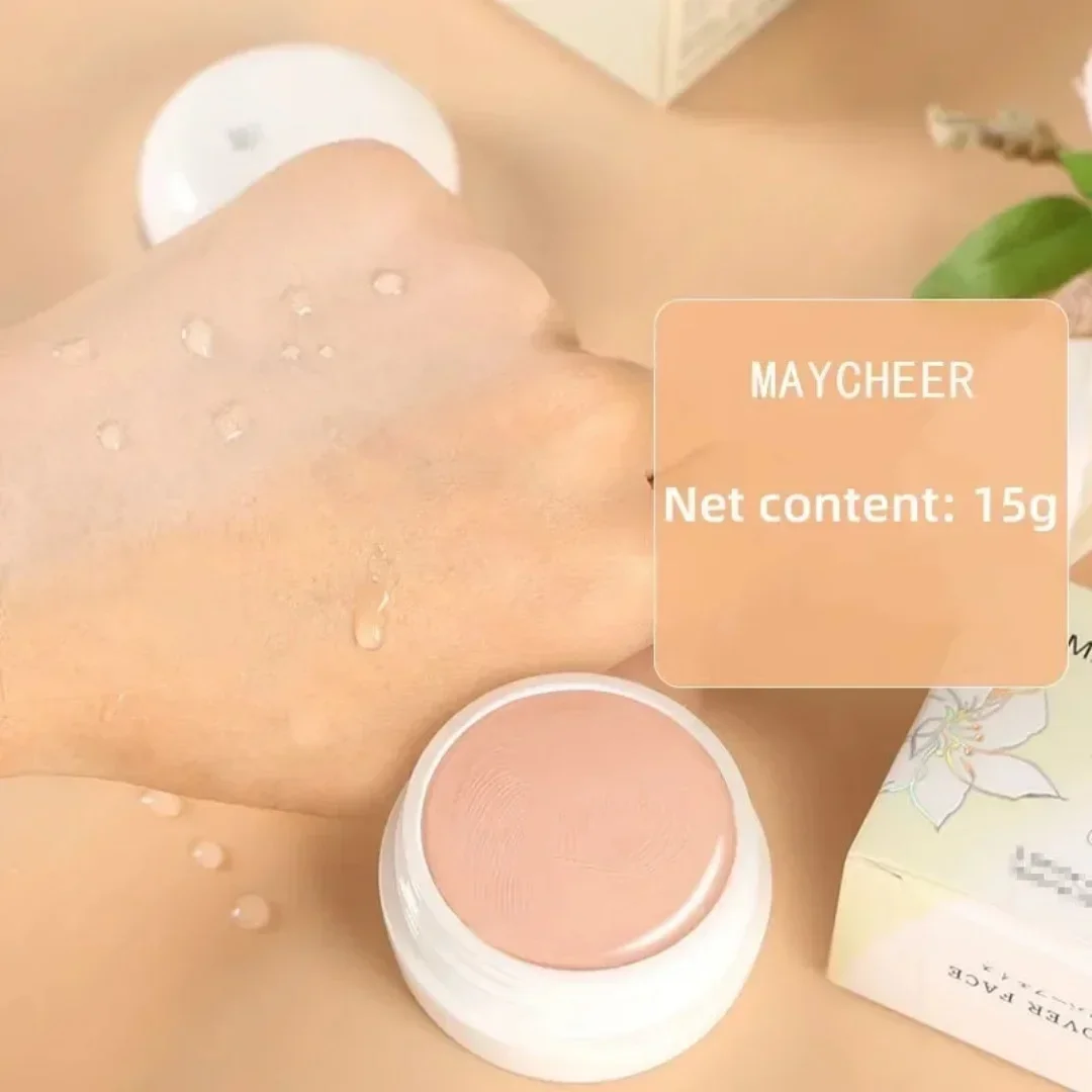 Long Lasting Concealer Foundation Cream Cover Dark Circles Acne Moisturizing Waterproof Facial Makeup for Deep Skin Tone