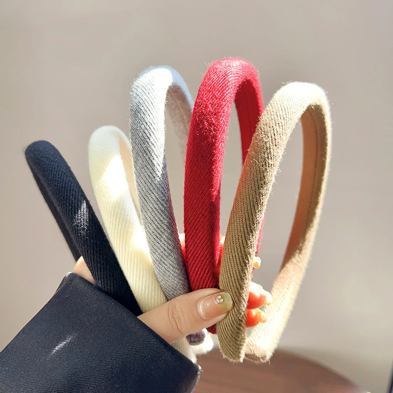 New Solid Thin Hairband For Women Girls Sweet Hair Ornament Headband Hair Hoop Hair Band Head Band Fashion Hair Accessories - Image 3