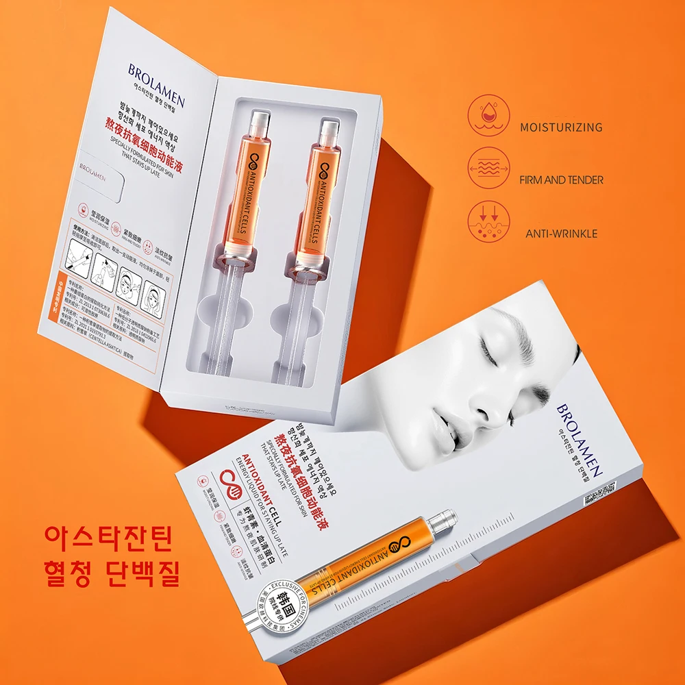 

Astaxanthin Serum Protein Anti Oxygen Cell Energy Eessence Moisturizing Sooth Reduce Wrinkles Firming Face Serum Korean Skincare