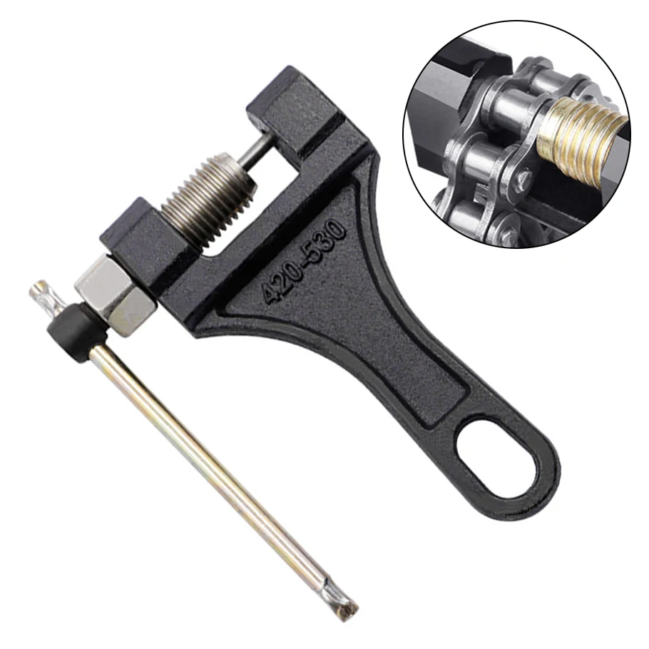 

Motorcycle Chain Breaker Tool Motorbike Link Removal Separator Motor Chain Breaker Riveting Tool 420-530 Chain Breaker Tools