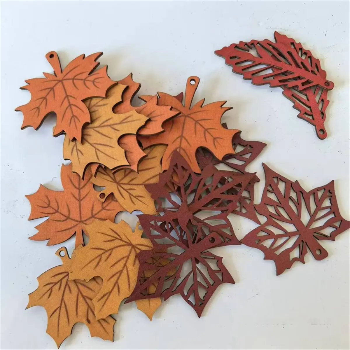 2026 Trend Simulation Maple Leaf Autumn Wedding Guide Decoration Leaf Kindergarten Decoration Maple Leaf Wall Decoration