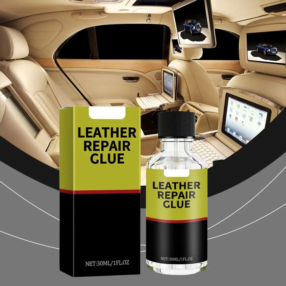 

30Ml Car Leather Repair Repair Fluid Auto Seat Maintenance Car Rubber Gel Care Adhesive Sofa Leather Liquid Glue Leather Le A0A9