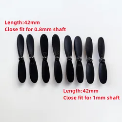4.2cm 42mm For 0.8mm 1MM Shaft Green Props Propellers Mini Drone Airplane Foldable Quadcopter RC Drone Toy