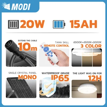 8 最佳銷售 太陽能吸頂燈 - №6