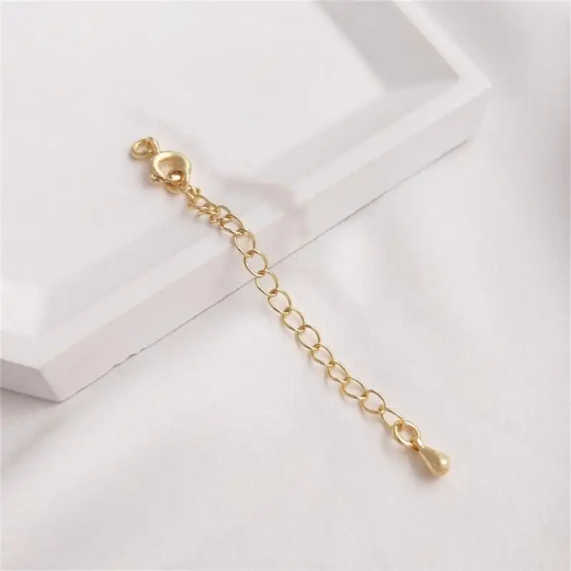 1/3/5PCS Stylish And Versatile Gold Extension Chain Easy To Use And Customize Jewelry Making Accessories Crafted With Care
