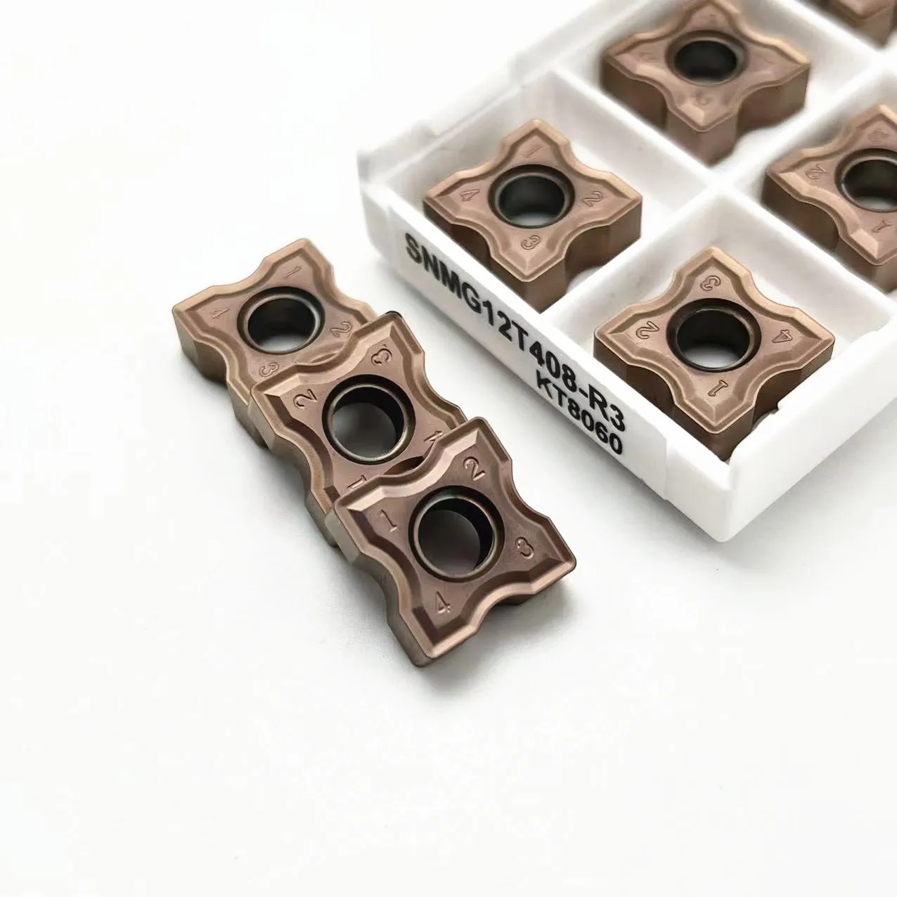 SNMG12T408-R3 utensile da taglio per inserti di tornitura per tornio CNC con inserto da taglio in metallo duro di alta qualità