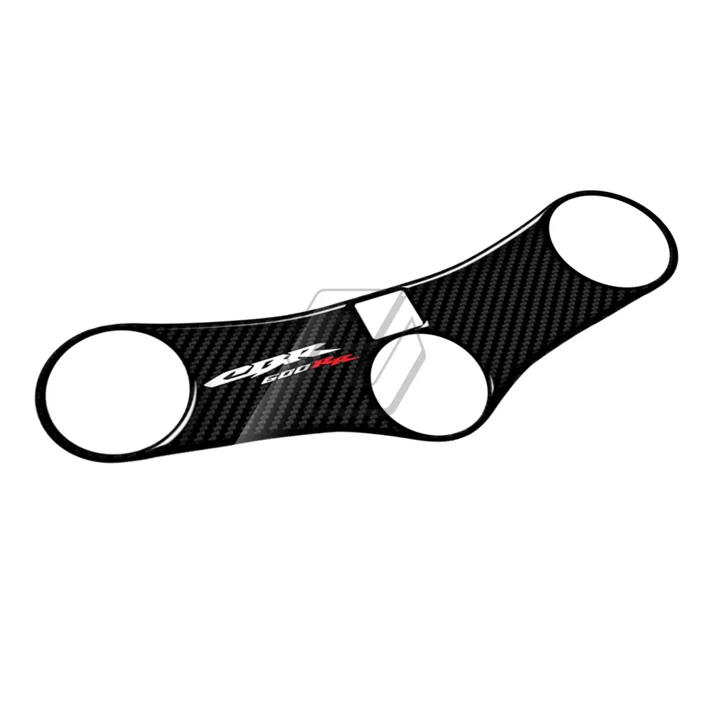 3D Carbon-look Upper Triple Yoke Defender voor Honda CBR600RR 2005-2006