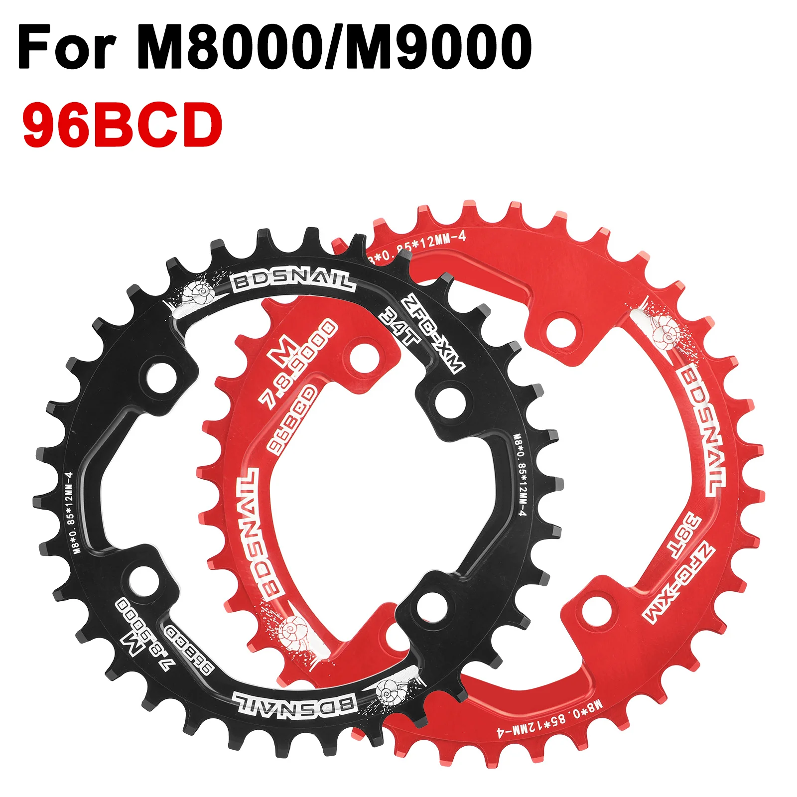 

96 Bcd Корона узкая широкая звездочка 96bcd 32t 34t 36t 38t пластина для Shimano M6000 M7000 M8000 M9000 звездочка для горного велосипеда