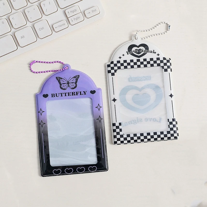 Juego de tarjetas de tres pulgadas, bolsa de almacenamiento de fotos, bolsa pequeña de estrellas para estudiantes, bolsa colgante para tarjetas, juego de tarjetas de tres pulgadas, 1 Juego