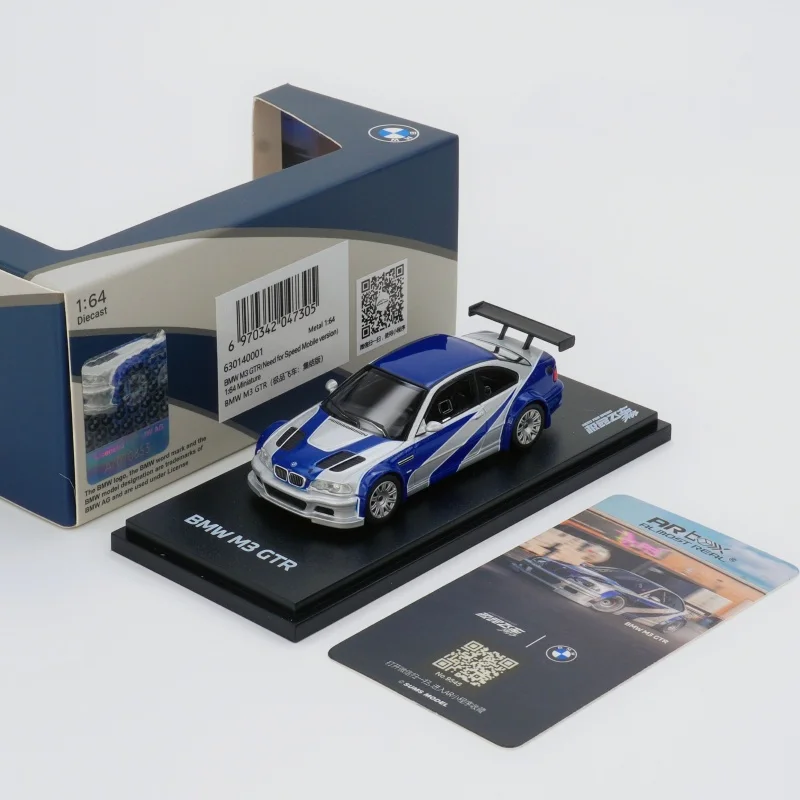 

В НАЛИЧИИ AR 1:64 E46 M3 GTR литая под давлением диорама модель автомобиля коллекция миниатюрных игрушек