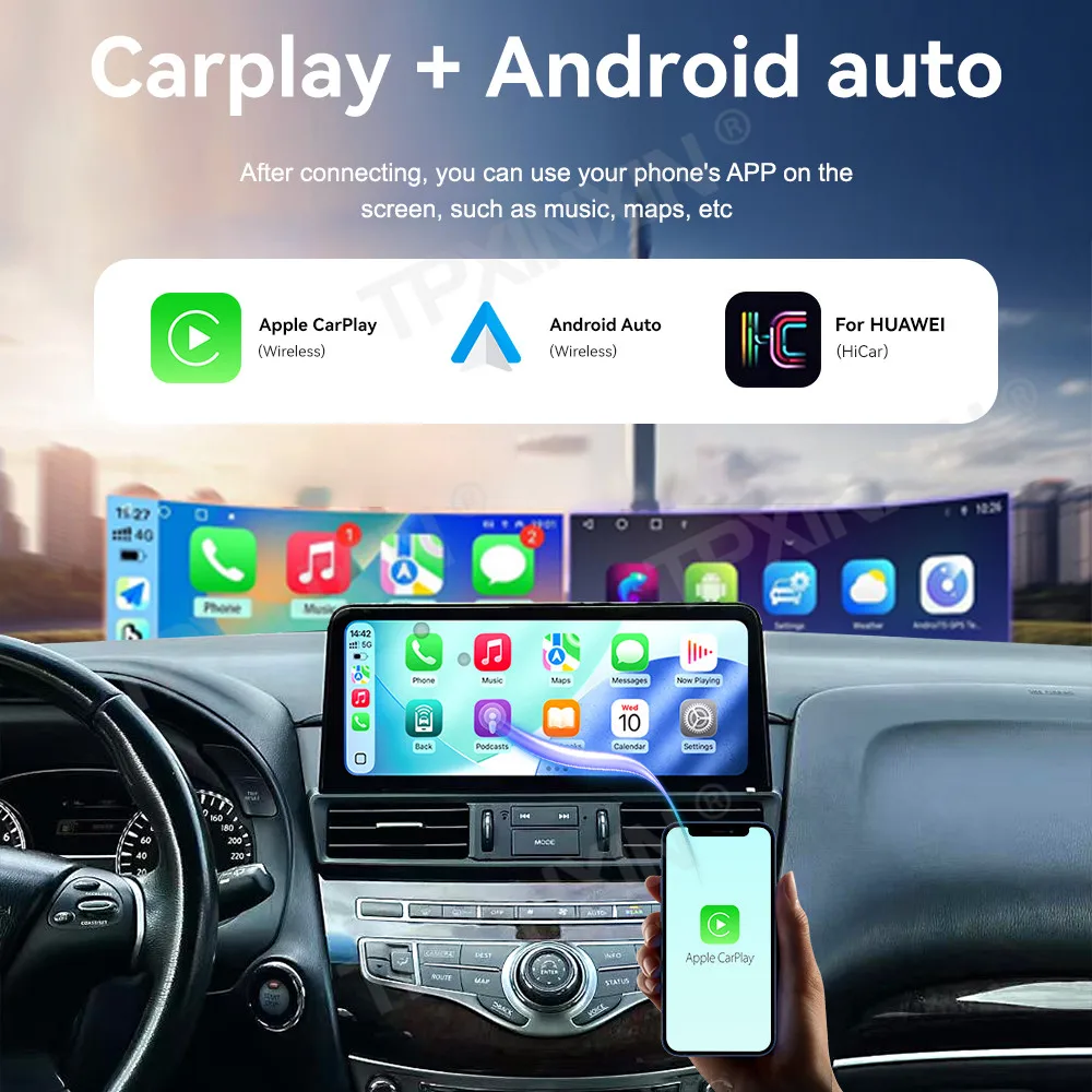 Android Radio For Infiniti QX56 JX35 Armada Patrol Y62 2011~2019 GPS Multimedia Player Navigation Car Stereo Receiver Head Unit