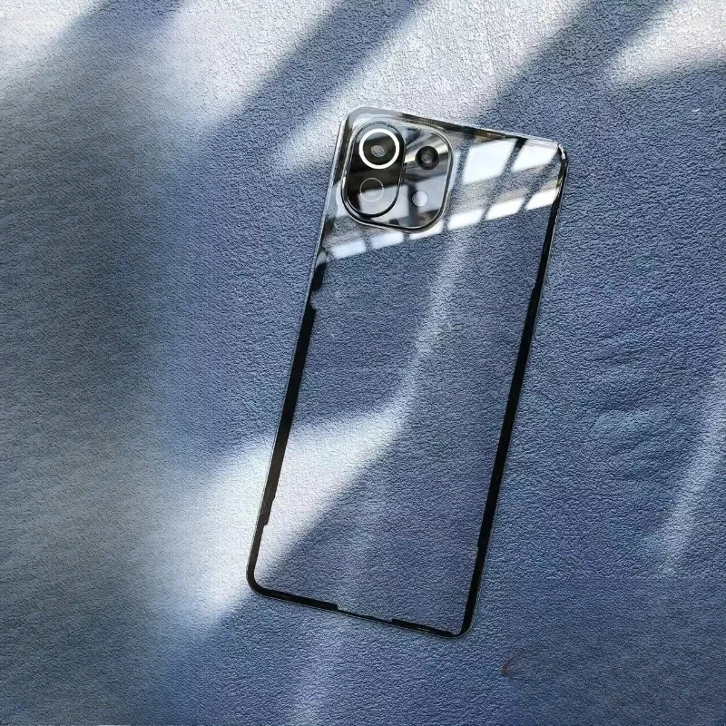 Battery Back Cover For Xiaomi 11 lite, Rear Housing With Camera Frame Glass Lens Replacement Mobile Phone Repair Parts