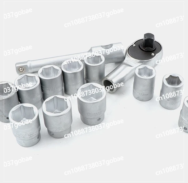 مجموعة أدوات مكونة من 26 قطعة من الأكمام شديدة التحمل، مجموعة أدوات سداسية، ضمان تلقائي لإصلاح السيارات #3