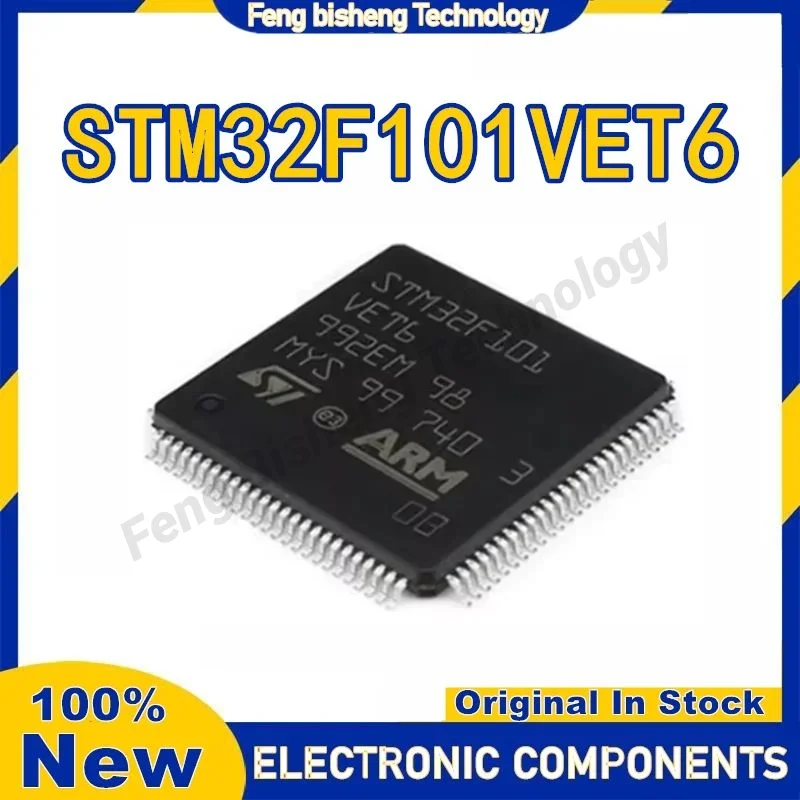 

STM32F101VET6 LQFP100 32-Bit microcontroller MCU ARM Single Chip in stock