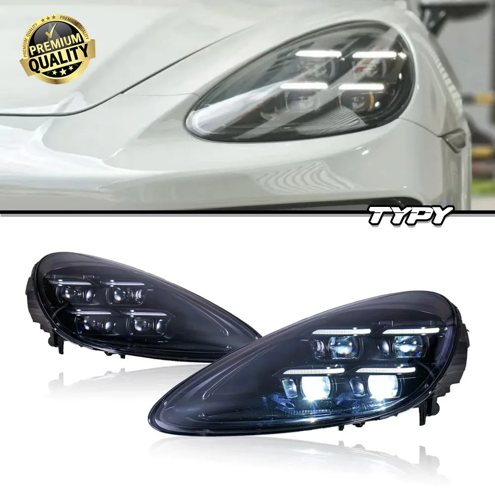 

TYPY для Porsche Cayenne 2011 2014 958.1, обновление фар 2024, матричный светодиод, фары, автозапчасти, фары