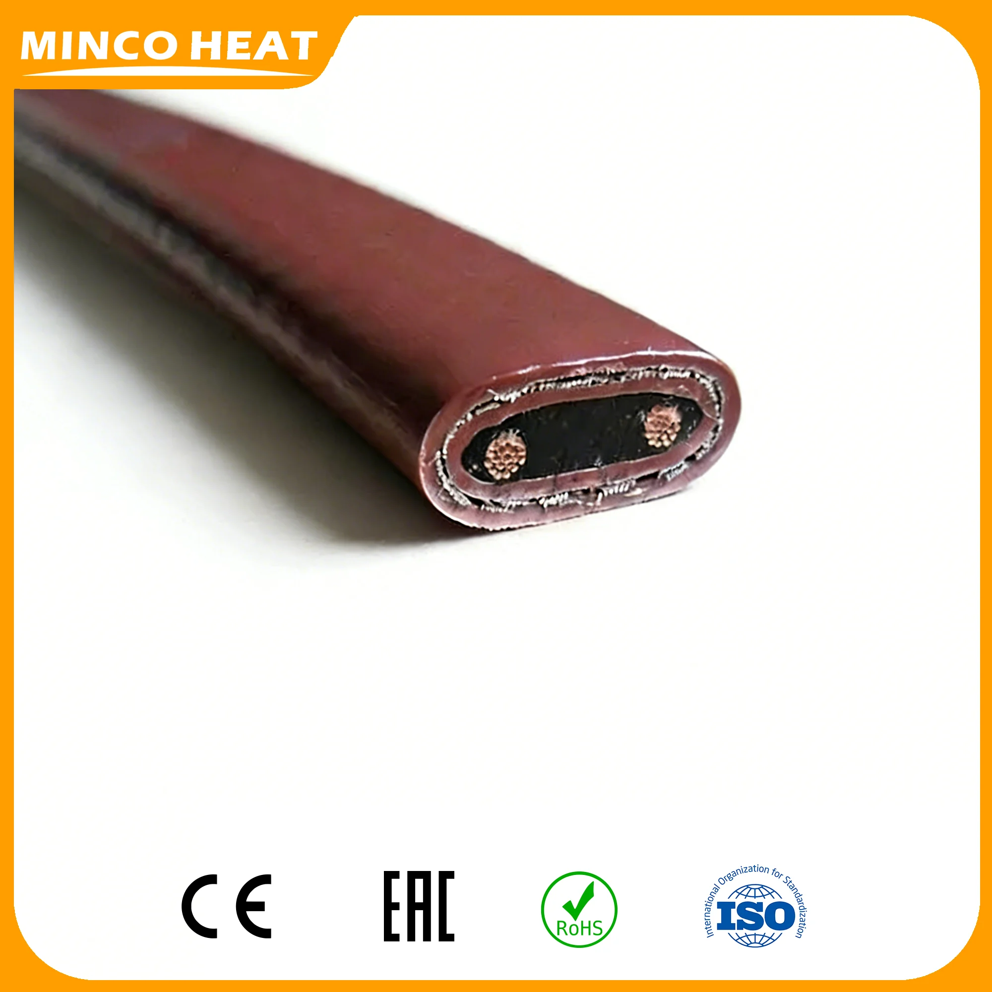 Minco Heat Self Regulating Heating Cable 110V 220V Anti-Freeze Protection Electrical Wires Water Pipe 5 To 100m Max 105°C