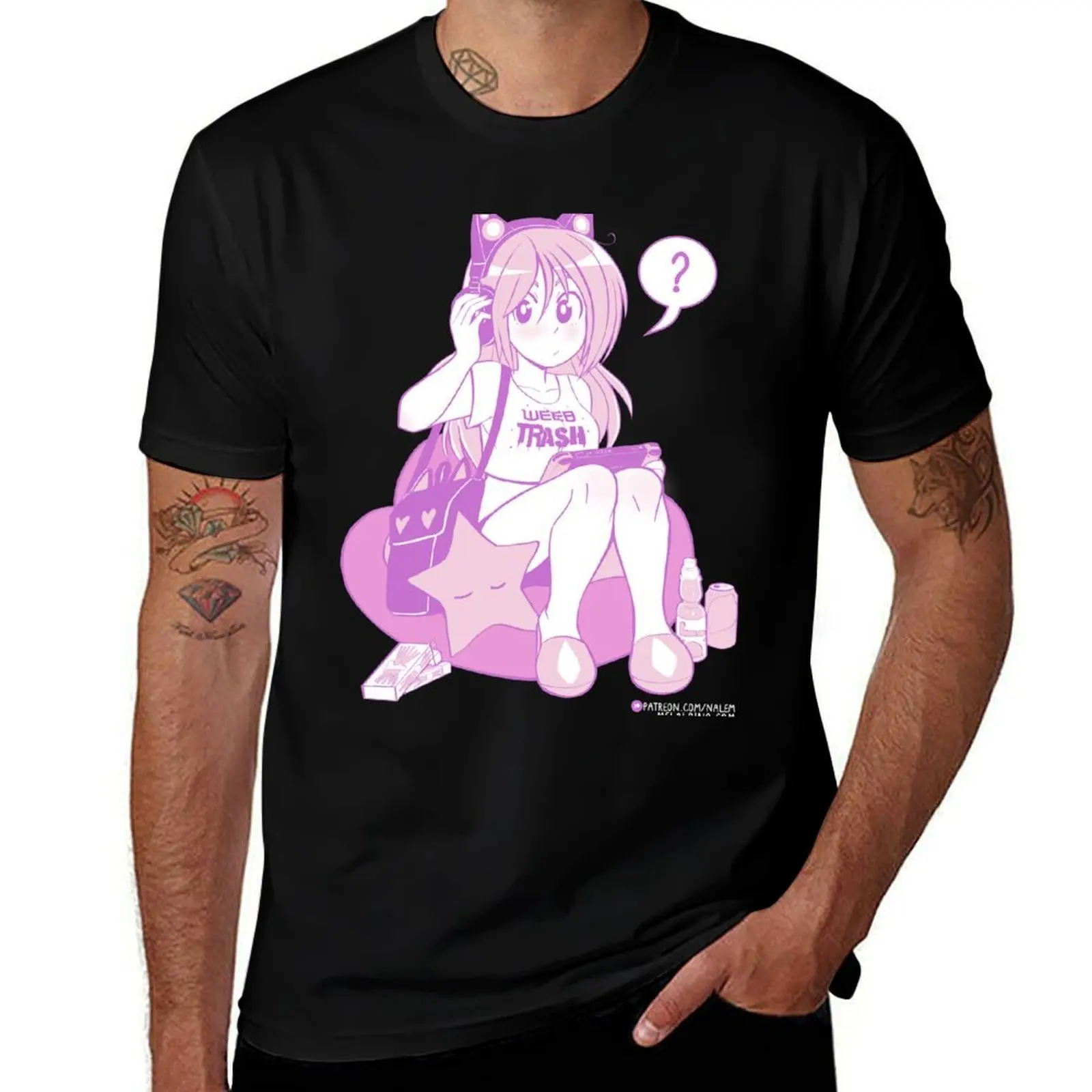 

Weeb Trash 2.0 T-Shirt man t shirt summer funny t shirts cotton T-Shirt