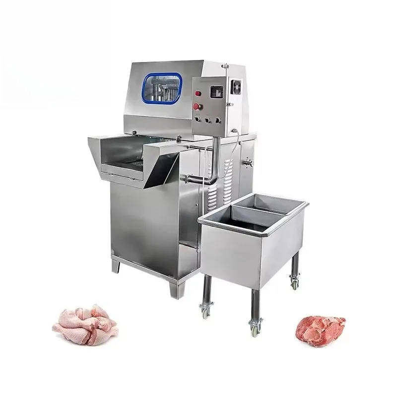 Agujas personalizadas, jeringa de salmuera de salchicha de ternera, máquina de carne, inyector de adobo especiado, máquina de inyección de salmuera de pollo a la venta