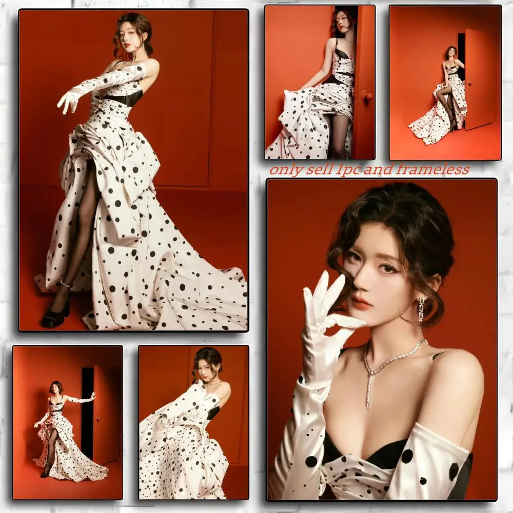 Zhao Lusi-Rosy Poster Poster HD Art Sticky Wall Waterproof Home Living Room Bedroom Bar Aesthetic Decoration