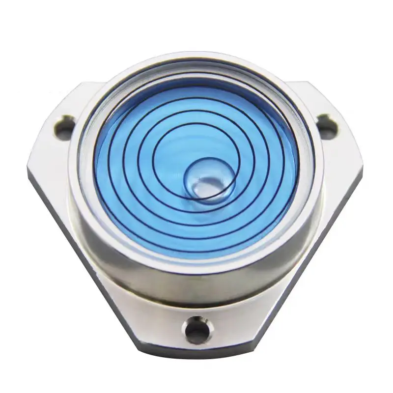 1pcs High precision metal triangle flange level with installation hole size 48X35X13mm