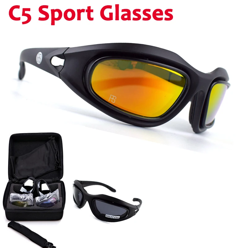 

Military Polarized Goggles Army Sunglasses With 4 Lens Original Box Men Hunting Shooting Airsoft Eyewear Tactical Glasses