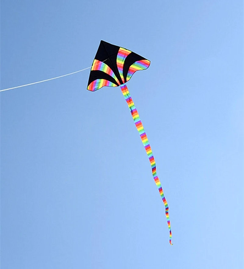 Spedizione gratuita arcobaleno aquilone juego basta cometas de vento giocattolo sport aquilone volante gel blaster vento aquilone bambini trompo de madera