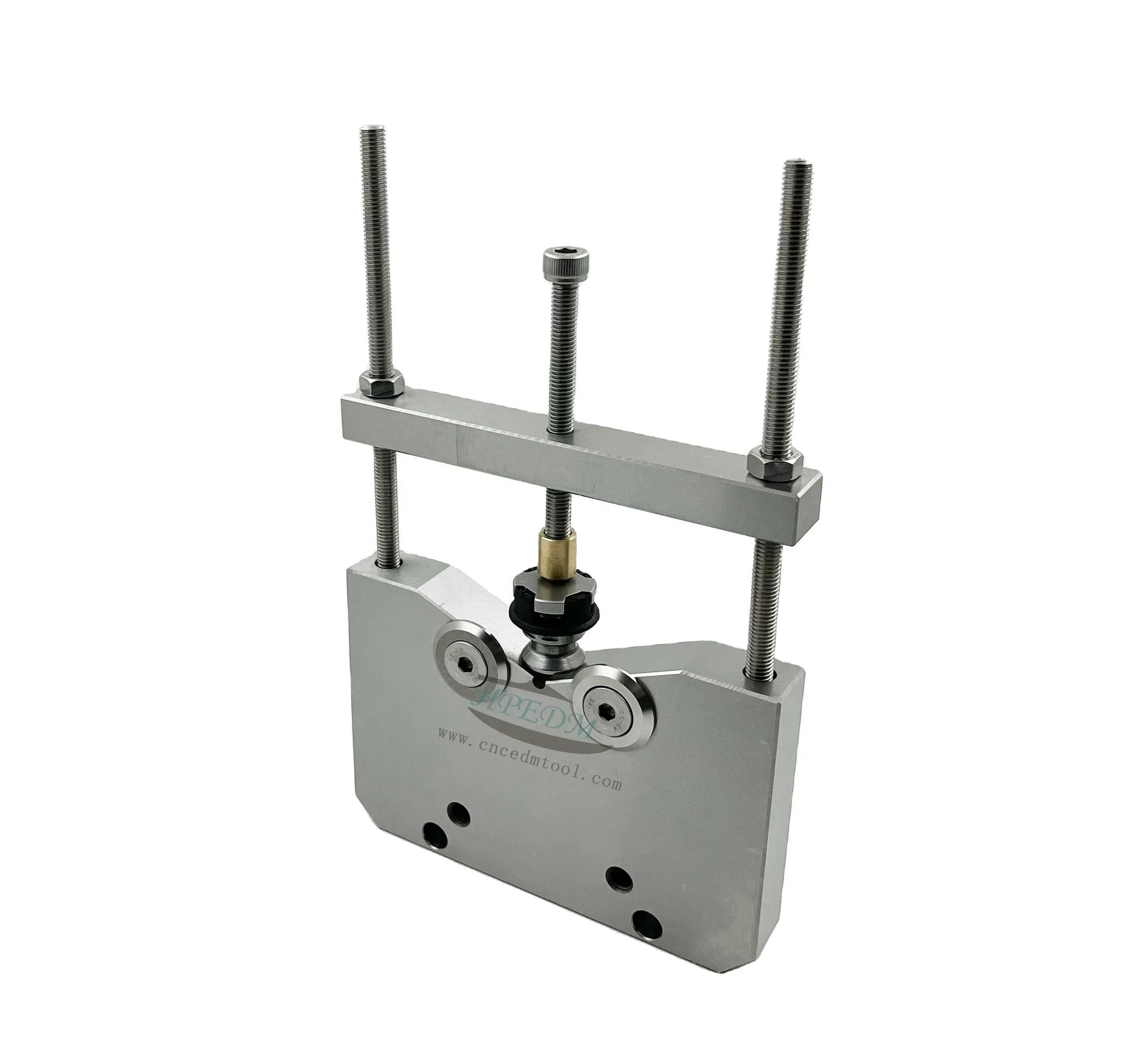 

2026 HPEDM precision stainless steel Prism holder for 15-120 mm cylindrical workpieces in wire edm HE-P06623