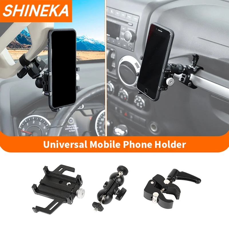 

SHINEKA автомобильный универсальный держатель для телефона GPS телефон держатель для мобильного телефона подставка подходит для автомобиля/грузовика/внедорожника аксессуары для интерьера