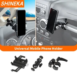 SHINEKA Car Universal Phone Holder GPS Phone Mobile Phone Holder Support Stand Fit For Car/Truck/SUV Interior Accessories