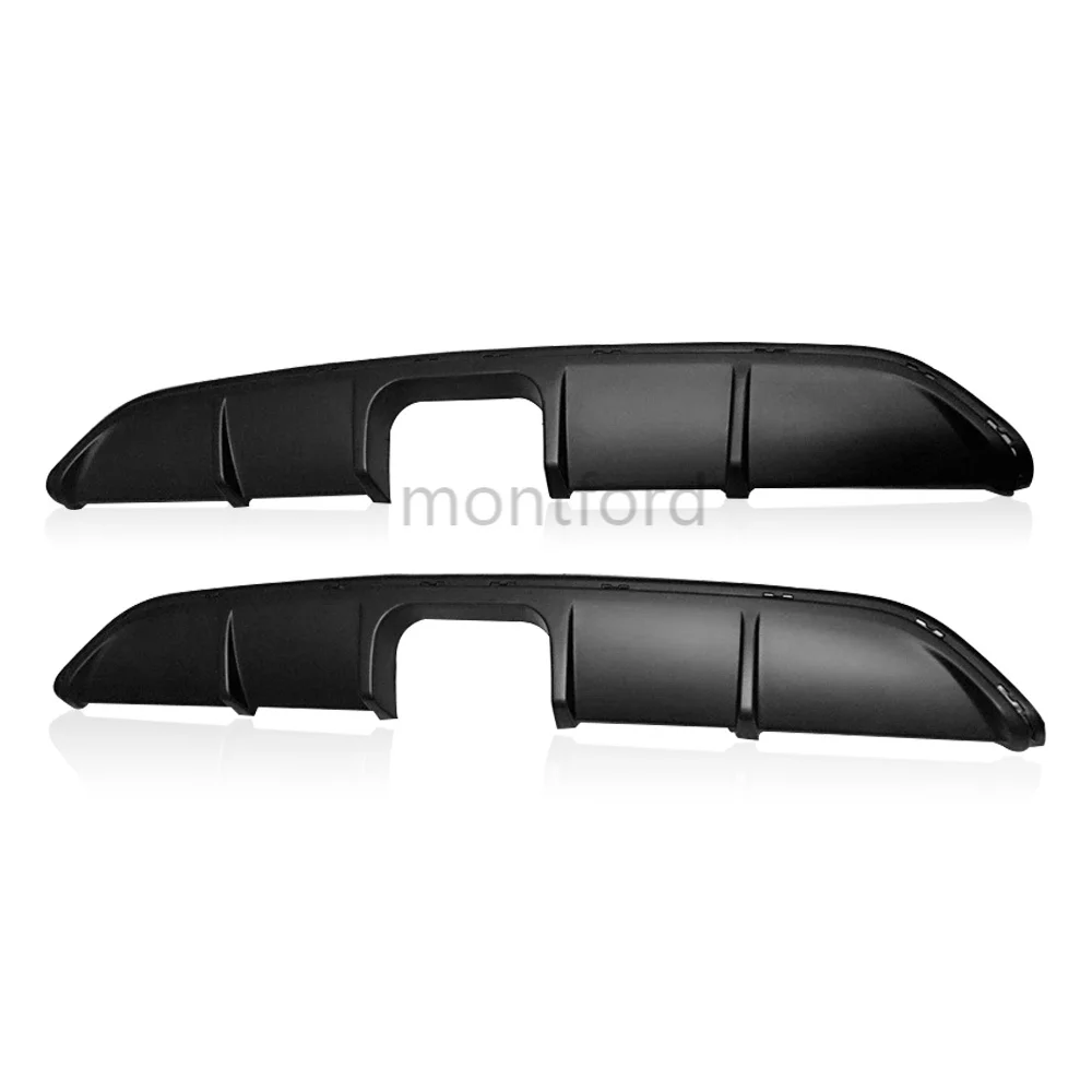 Car Styling For Benz Smart fortwo 451 PP Material Black Rear Spoiler Diffuser Bumper Guard Protector Skid Plate Bumper Cover