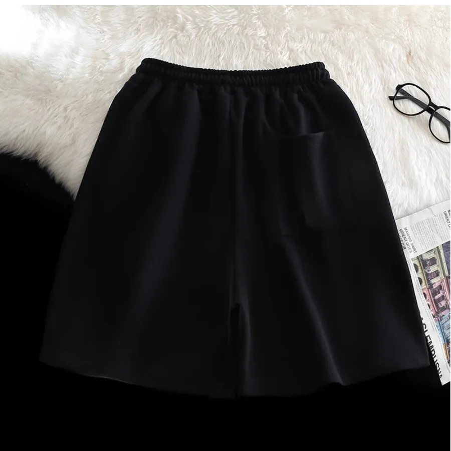 กางเกงบาสเก็ตบอลขาสั้นพิมพ์ลาย Marvel Autumn Spider Web สำหรับผู้ชาย สไตล์ลำลองหลวมๆ และอเนกประสงค์