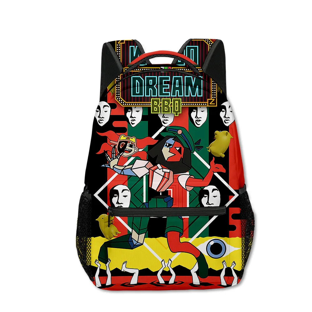 

Хип-хоп популярные забавные ENA новинка барбекю студенческая сумка для книг рюкзаки для ноутбуков 3D принт Оксфорд водонепроницаемые дорожные рюкзаки для мальчиков и девочек