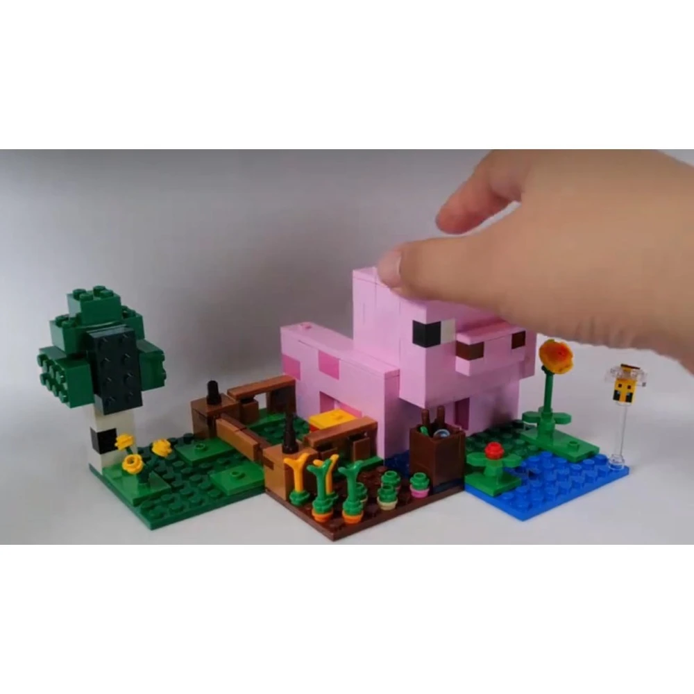 

Creative Series Model Toys, Piggy House Building Blocks Set, Compatible With Legoed Particles Suitable For Christmas Gifts 21170