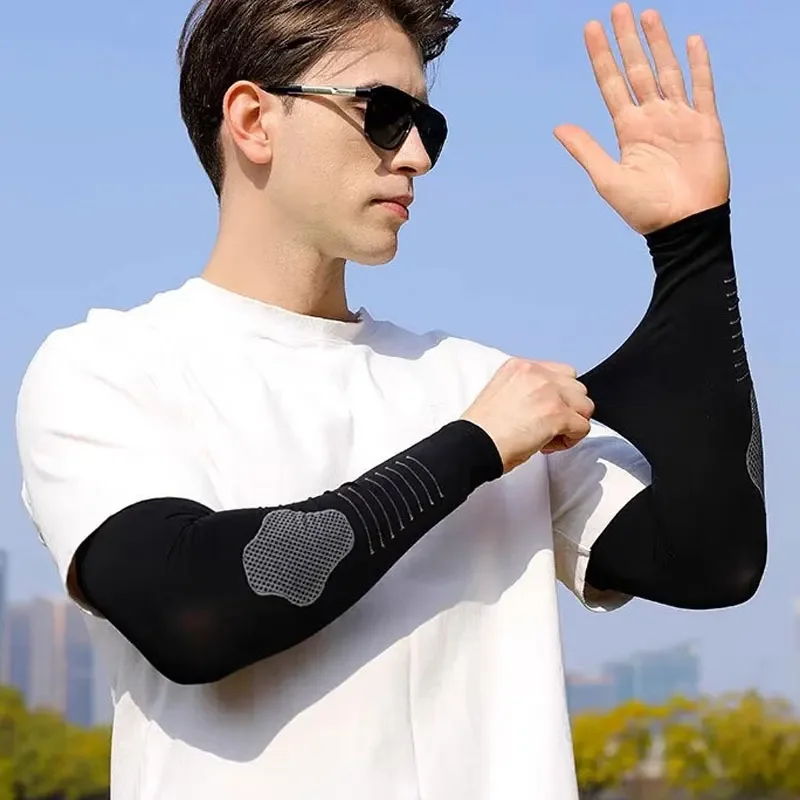 أكمام أذرع تبريد صيفية للحماية من أشعة الشمس فوق البنفسجية في الهواء الطلق للرجال والنساء #1