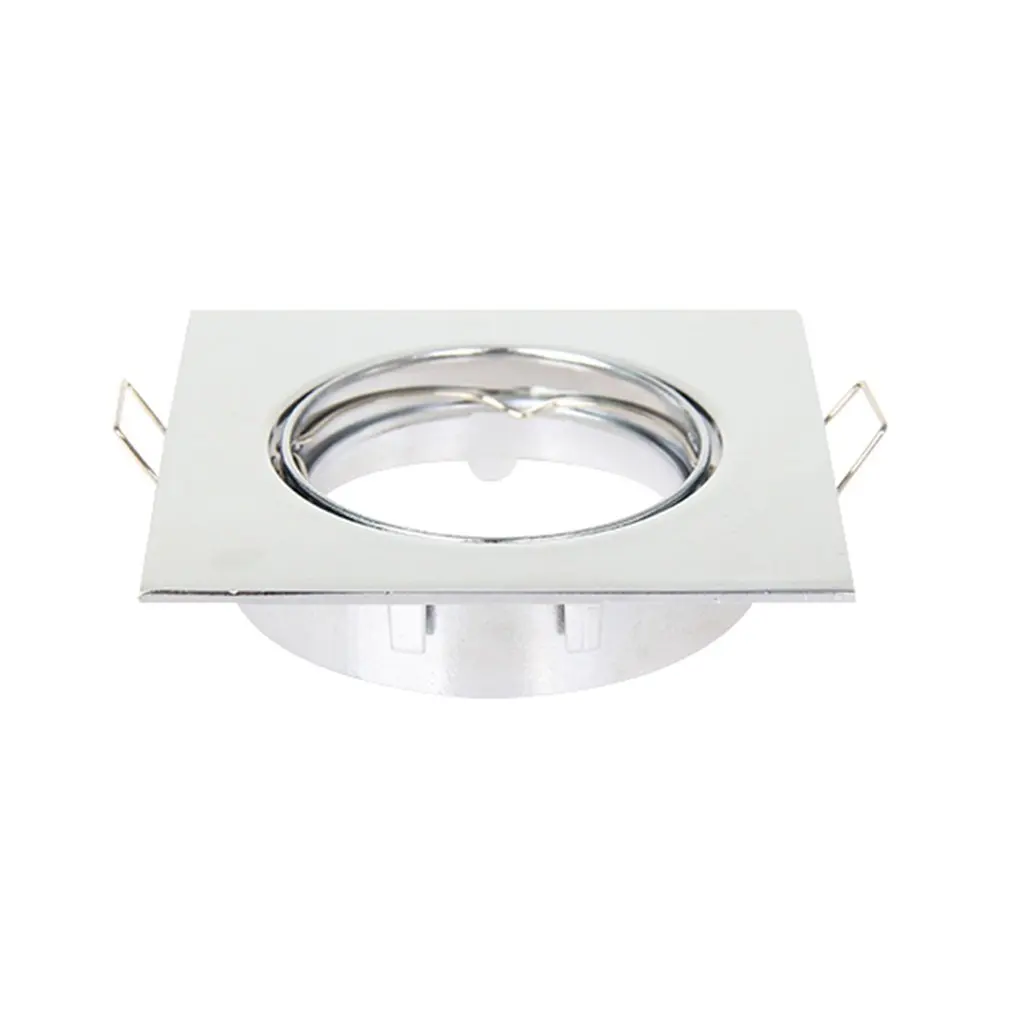 Imagem -06 - para Baixo Luz Polido Chrome Mains Recesso Teto Downlight Quadrado 4x 10x